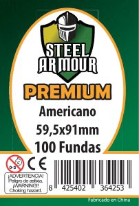 100 Fundas tamaño Asia Premium (59,5x91mm)