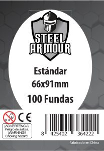 100 Fundas tamaño Estándar (66x91mm)