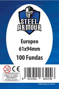 100 Fundas tamaño Europeo (61x94mm)
