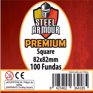 100 Fundas Cuadradas - Square Premium (82x82mm)