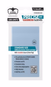 Ultimate Guard Precise-Fit Sleeves Fundas con cierre reutilizable Tamaño Estándar Transparente (100)