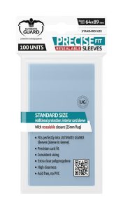 Ultimate Guard Precise-Fit Sleeves Fundas con cierre reutilizable Tamaño Estándar Transparente (100)