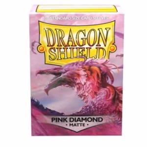 Fundas Standard Dragon Shield Matte Pink Diamond - Paquete de 100