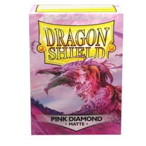 Fundas Standard Dragon Shield Matte Pink Diamond - Paquete de 100