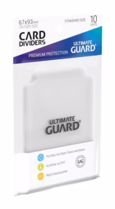 Ultimate Guard Card Dividers Tarjetas Separadoras para Cartas Tamaño Estándar Transparente (10)