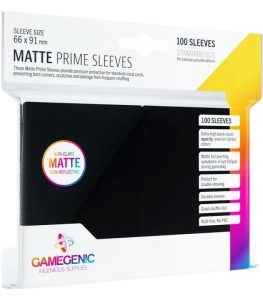 Matte Prime Sleeves Black (100)