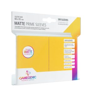 Gamegenic: Pack Matte Prime Sleeves Yellow (100)