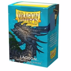 Fundas Standard Dragon Shield Dual Matte Lagoon - Paquete de 100