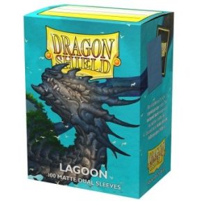 Fundas Standard Dragon Shield Dual Matte Lagoon - Paquete de 100