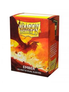 Fundas Standard Dragon Shield Dual Matte Ember - Paquete de 100
