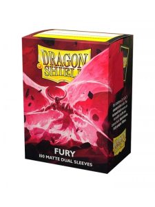 Fundas Standard Dragon Shield Dual Matte Fury - Paquete de 100
