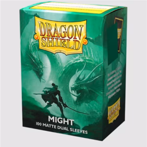 Dragon Shield Standard size Matte Dual Sleeves - Might (100 Sleeves)