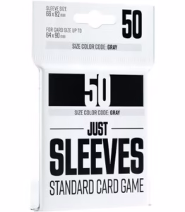 Fundas Just Sleeves Standard Card Game Black (50)