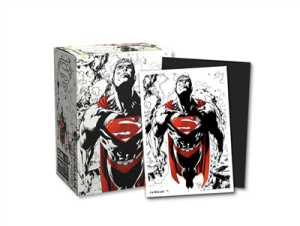 Dragon Shield Art Sleeves - Superman Core (Red/White Variant) (100 Sleeves)