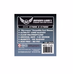 [7165] Wyrmspan Compatible Card Sleeves (57 x 57) Standard 7165