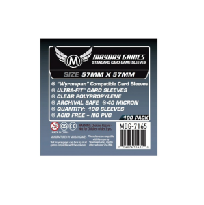 [7165] Wyrmspan Compatible Card Sleeves (57 x 57) Standard 7165