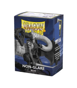 Fundas Standard Dragon Shield Non-Glare Blue- Paquete de 100