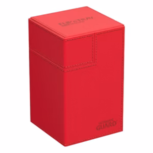 Ultimate Guard Flip'n'Tray 100+ XenoSkin Monocolor Rojo