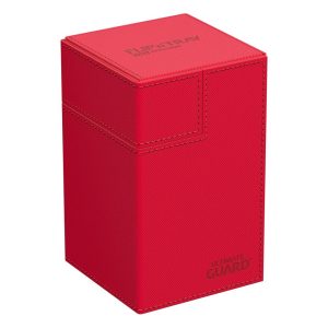 Ultimate Guard Flip'n'Tray 100+ XenoSkin Monocolor Rojo