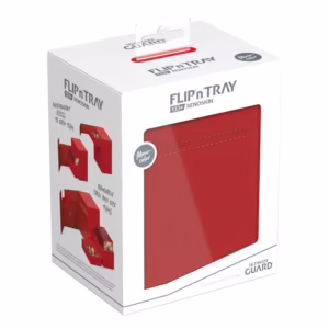 Ultimate Guard Flip'n'Tray 133+ XenoSkin Monocolor Rojo