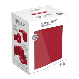 Ultimate Guard Flip'n'Tray 133+ XenoSkin Monocolor Rojo