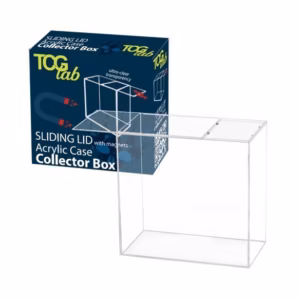 Sliding Lid Acrylic Case Collector Box
