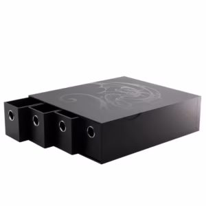 Fortress Card Drawers (4 cajones horizontales) - Negro