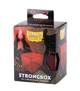 Caja de mazo Strongbox Clear Red - Dragon Shield