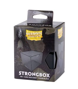 Caja de mazo Strongbox Clear Black - Dragon Shield