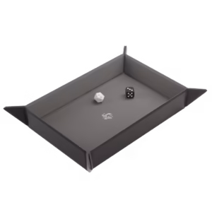 Magnetic Dice Tray Rectangular Black/Gray