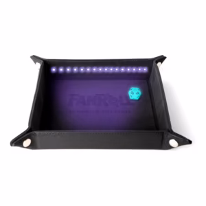 FanRoll Shadowlight Bandeja plegable para dados Blacklight Black