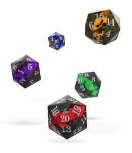 Oakie Doakie Dice Dados Spindown D20 Set Enclave (5)