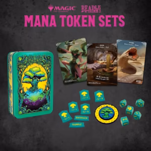 Magic the Gathering Dice and Token Pack Green Mana