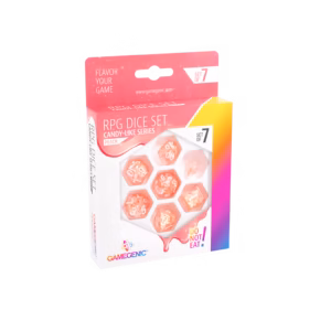Peach RPG Dice Set (7pcs)