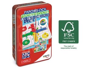 Parchís Oca en Caja de Metal