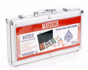 Maletín Maverick Texas Hold'Em Poker