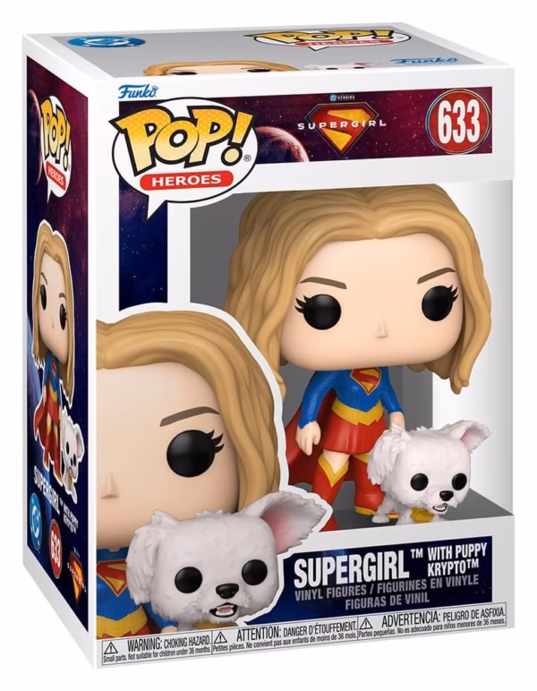 Supergirl POP! Heroes: 633 Supergirl with puppy Krypto