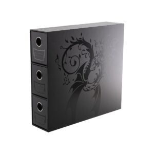 Fortress - 3-Card Drawers Vertical - Black