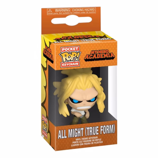 My Hero Academia Llavero Pocket POP! Vinyl All Might Weakened State
