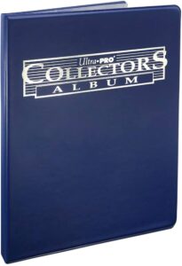 Collector's Portfolio 9 bolsillos Ultra Pro. Color Azul Cobalto