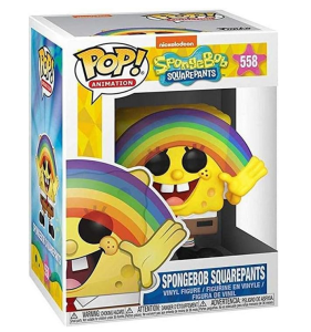 Bob Esponja POP! Vinyl Figura SpongeBob Rainbow 9 cm
