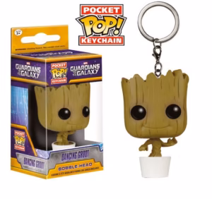 Guardianes de la Galaxia Llavero Pocket POP! Vinyl Dancing Groot 4 cm