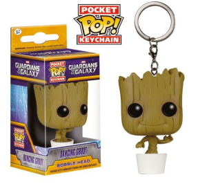 Guardianes de la Galaxia Llavero Pocket POP! Vinyl Dancing Groot 4 cm