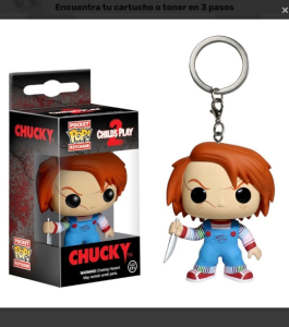 Child's Play 2 Llavero Pocket POP! Vinyl Chucky 4 cm