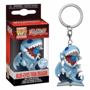 Yu-Gi-Oh! Llavero Pocket POP! Vinyl Blue-Eyes Toon Dragon 4 cm