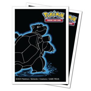 Fundas Standard 105ct APEX Deck Protector Sleeves Blastoise Neon Kanto Pokémon