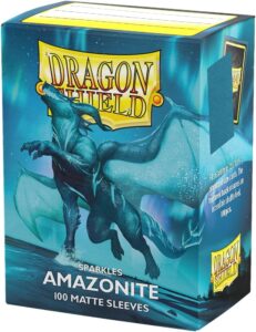 Dragon Shield Standard size Matte Amazonite (100 Sleeves)