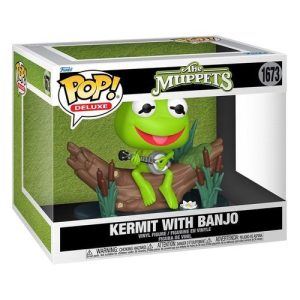 Funko POP! Deluxe Kermit with Banjo - The Muppets