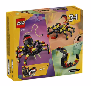 LEGO 3 EN 1 CREATOR - FAUNA SALVAJE: ARAÑA MISTERIOSA