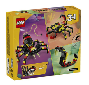 LEGO 3 EN 1 CREATOR - FAUNA SALVAJE: ARAÑA MISTERIOSA